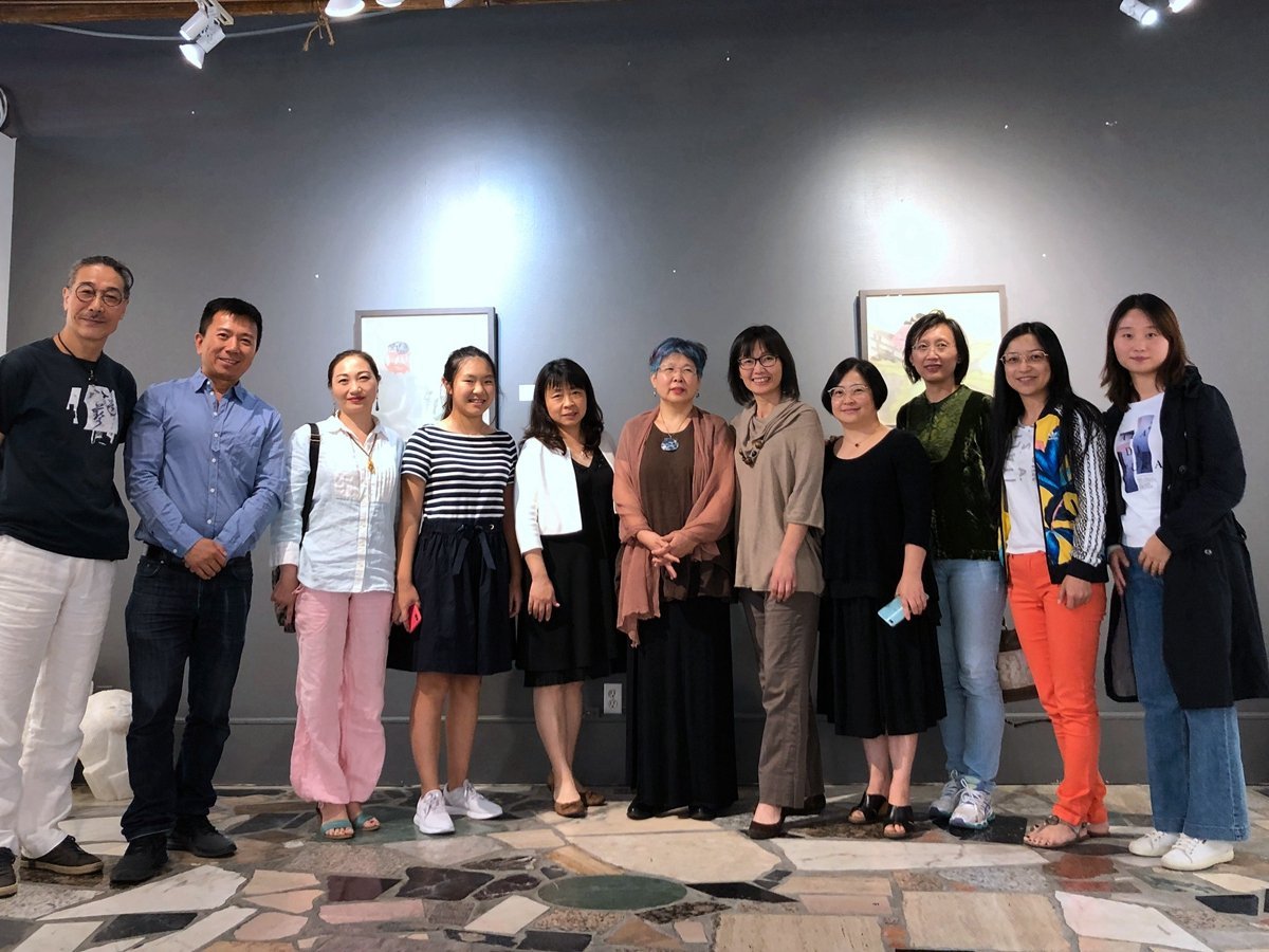 2019-09-01 Xiaoling Guo exhibition 《我的留园》郭小凌作品展开幕式在林海画廊圆满举行